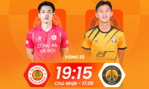 Trực tiếp bóng đá Công an Hà Nội vs Thanh Hóa, vòng 23 V.League hôm nay 17/5