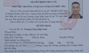 Truy nã đặc biệt kẻ cầm đầu đường dây cá độ bóng đá 350 tỷ đồng ở Đà Nẵng