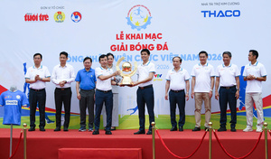 Khai mạc Giải bóng đá công nhân, viên chức Việt Nam 2026: Hơn 1000 người tham dự