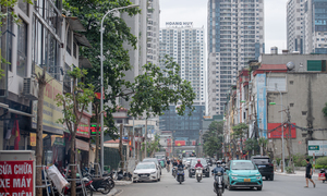 Đường Nguyễn Tuân ở Hà Nội đổi diện mạo sau nhiều năm thi công ì ạch