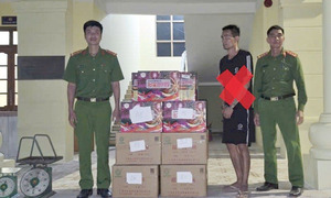 Khởi tố, bắt giam người đàn ông vận chuyển hơn 2,5 tạ pháo nổ ở Hải Phòng