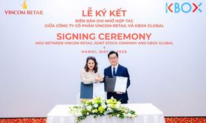 Vincom Retail 'đón sóng' thương hiệu quốc tế khi bắt tay cùng K-Box Global