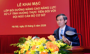 PGS.TS Đoàn Minh Huấn: Cán bộ cơ sở phải có năng lực giải quyết vấn đề liên ngành