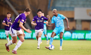 Trực tiếp bóng đá Hà Nội FC 2-1 Nam Định: Hoàng Hên ghi bàn, kiến tạo