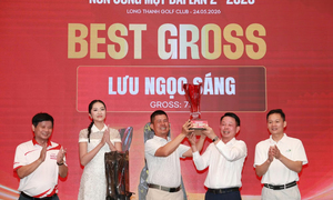 Golfer Lưu Ngọc Sáng vô địch Tiền Phong Golf Championship 2026 