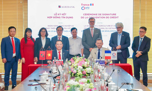 Agribank và AFD ký kết hợp đồng tín dụng hạn mức tài chính khí hậu