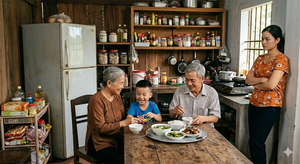 Con tôi nghỉ hè về ngoại 2 tuần, chị dâu đánh tiếng 'thêm miệng ăn tốn kém lắm'