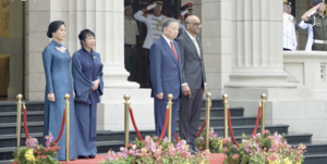 Lễ đón trọng thể Tổng Bí thư, Chủ tịch nước Tô Lâm và Phu nhân thăm cấp Nhà nước Singapore