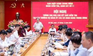 Bộ Chính trị quy định tổ chức bộ máy của Đảng ủy các cơ quan Đảng Trung ương