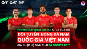 Đội tuyển Việt Nam lần đầu hiện diện chính thức trên EA Sports FC™ 