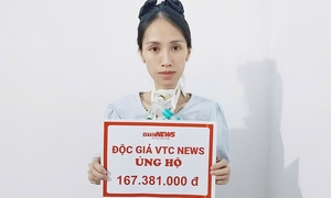Người phụ nữ sống nhờ máy thở nhận số tiền hơn 167 triệu đồng bạn đọc ủng hộ