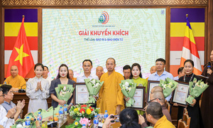 Báo Điện tử VTC News giành giải Khuyến khích Giải Báo chí Phật giáo 2025