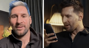 Messi dùng AI 'nhuộm' tóc xanh trước World Cup 2026