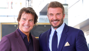 Tình bạn nhiều thăng trầm của David Beckham và Tom Cruise