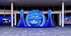 Triển lãm ngoài trời quy mô lớn lần đầu xuất hiện tại Hội Báo toàn quốc 2026
