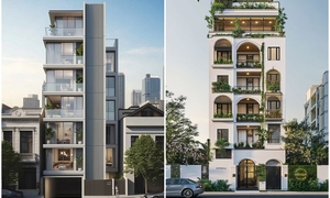 Những mẫu nhà phố 7 tầng hiện đại, mới nhất 2026