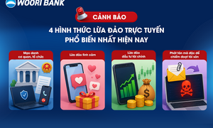 Woori Bank cảnh báo 4 hình thức lừa đảo trực tuyến phổ biến nhất