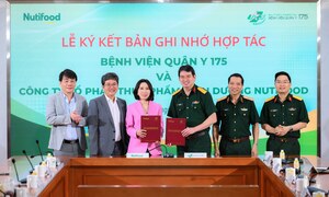 Nutifood và Bệnh viện Quân y 175 hợp tác phát triển các giải pháp dinh dưỡng 