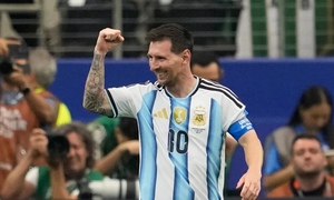Incredible statistics for Messi at age 38.