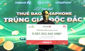 Chọn số theo giấc mơ, người đàn ông trúng độc đắc gần 10 tỷ đồng