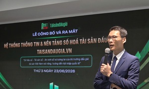 Số hóa dữ liệu đấu giá tài sản để tăng minh bạch thị trường