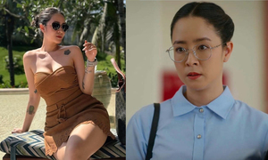 Đời thực gợi cảm của 'nữ tiễn sĩ văn hoá' gây bàn tán trên phim giờ vàng VTV