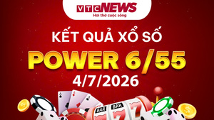 Vietlott 4/7 - Kết quả xổ số Vietlott hôm nay 4/7/2026 - Xổ số Power 6/55
