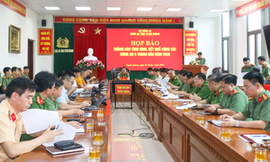 Vụ 146 điểm 10 môn Toán: Công an tỉnh Tuyên Quang họp báo thông tin