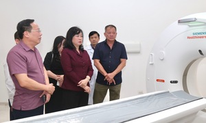 Bộ trưởng Y tế kiểm tra BV Việt Đức tại Ninh Bình trước ngày khai trương