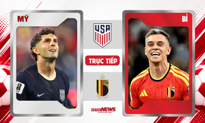 Trực tiếp bóng đá Mỹ vs Bỉ 7h ngày 7/7, kết quả tỷ số mới nhất
