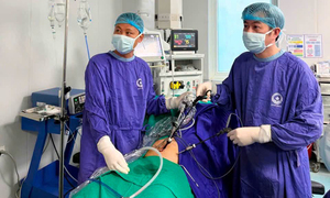 Một sản phụ mang song thai cực hiếm gặp