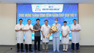Ghép gan từ người hiến chết não, bệnh nhân xơ gan giai đoạn cuối được xuất viện