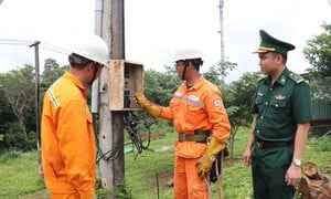 Hạ tầng điện góp phần củng cố thế trận biên phòng toàn dân