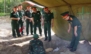Quảng Trị: Tìm thấy 3 hài cốt liệt sĩ tại nơi radar phát hiện bất thường