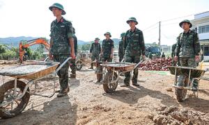 Chạy đua dựng 24 căn nhà sau trận lũ kinh hoàng ở Lai Châu, quyết xong trước 2/9