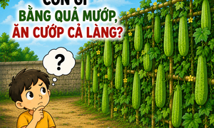 Con gì 'vừa bằng quả mướp, ăn cướp cả làng'?