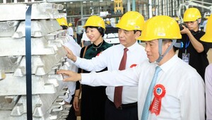 Lâm Đồng công bố sản phẩm nhôm thỏi đầu tiên sản xuất tại Việt Nam