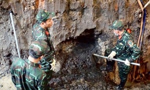 Tìm thấy thêm 19 hài cốt liệt sĩ tại Công viên Lê Thị Riêng