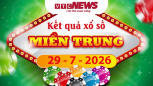 XSMT 29/7 - Kết quả xổ số miền Trung hôm nay 29/7/2026