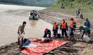 Người đàn ông trượt chân rơi xuống sông Đà, thi thể được tìm thấy sau gần 4 ngày