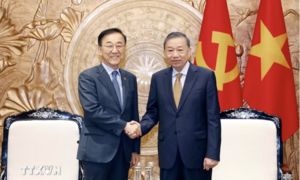 Tổng Bí thư, Chủ tịch nước Tô Lâm tiếp Bộ trưởng Bộ Đất đai, Cơ sở hạ tầng và Giao thông Hàn Quốc