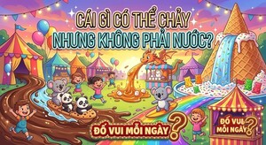 Cái gì có thể chảy nhưng không phải nước?