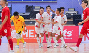 Futsal Việt Nam cầm hòa Nga trong trận giao hữu
