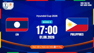 Link xem trực tiếp Lào vs Philippines 17h ngày 1/8, giải ASEAN Cup 2026