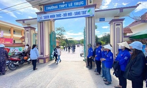 Gian lận thi ở Quảng Trị: Hủy kết quả thi của con Hiệu trưởng Trường THPT Lê Trực