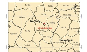 Động đất 3,1 độ richter ở Đà Nẵng