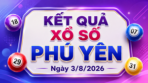 XSPY 3/8 - Kết quả xổ số Phú Yên hôm nay 3/8/2026