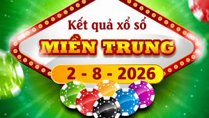 XSMT 2/8 - Kết quả XSMT hôm nay chủ nhật ngày 2/8/2026
