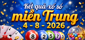 XSMT 4/8 - Kết quả XSMT hôm nay thứ Ba ngày 4/8/2026