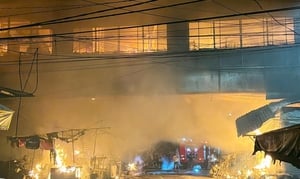 Cháy lớn ở chợ Biên Hòa, TP Đồng Nai